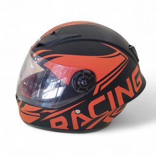 CASCO DE NIÑO ROJO Y NEGRO RACING TALLA S 49/50