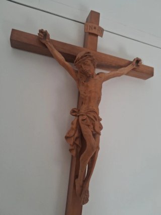 Antiguo Crucifijo de Madera