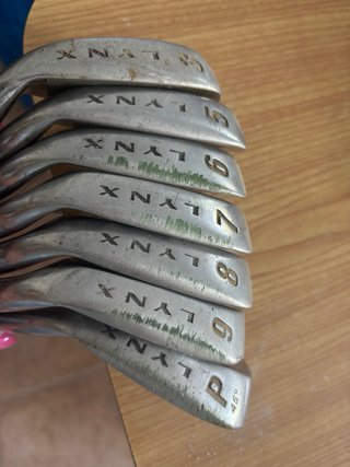 Bolsa y palos de golf
