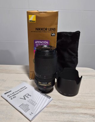 Objetivo Nikon AF-S VR 70-300mm f/4.5-5.6G IF-ED