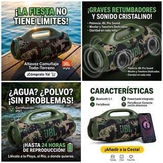 Altavoz Portátil JBL Camuflaje
