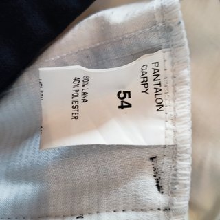 Pantalón de vestir azul marino clásico