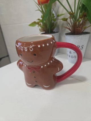 Jarrita muñeco de jengibre. Ideal Navidad.