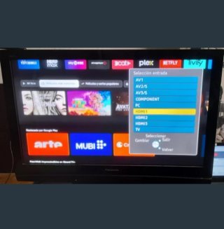 TV Panasonic 42" + Google Chromecast
