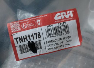 Defensas Givi Superiores Honda Africa Twin CRF1100