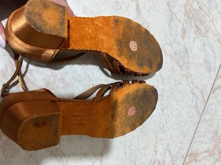 Scarpe da ballo bambina marroni