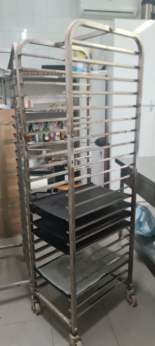 Carro de panadería y repostería