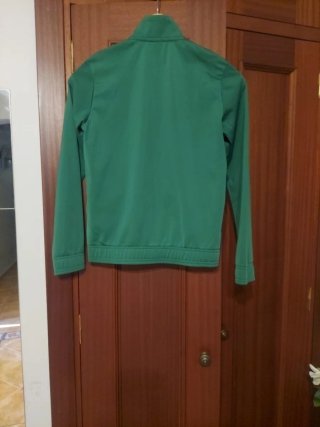 Chándal niño Puma negro/verde Talla 11-12