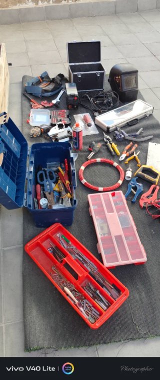 Herramientas fontanería y electricidad