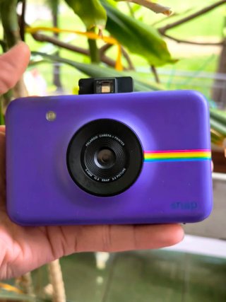 Cámara Polaroid Snap Morada