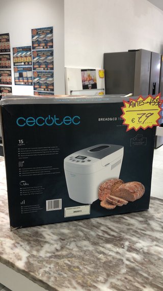 Panificadora Cecotec Bread&Co 15L