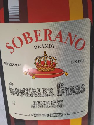 Cartel Chapa Brandy Soberano Gonzalez Byass