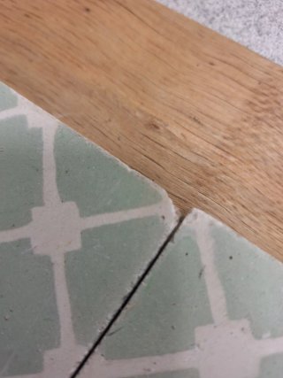 Losetas hidráulicas verdes con diseño