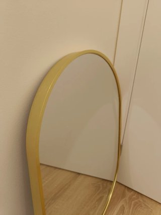 Espejo Ovalado Dorado 55x40cm tocador baño