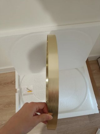 Espejo Ovalado Dorado 55x40cm tocador baño
