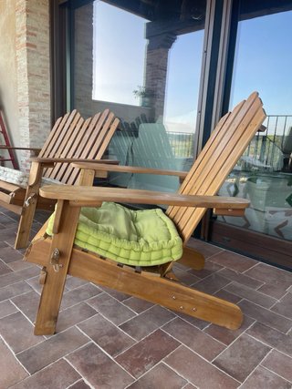 Conjunto Muebles Jardín Adirondack 4 Piezas
