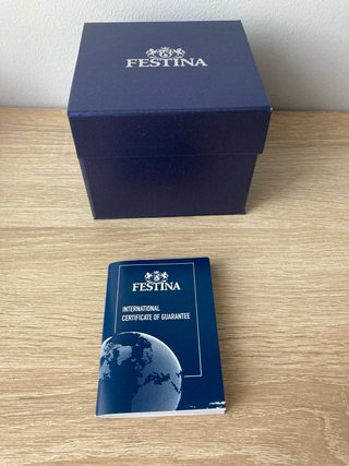 Reloj Festina Hombre Negro y Azul