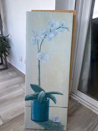 Pareja de cuadros de orquídeas