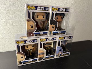 Pack 5 Funkos Star Wars Jod, Wim, Fern, KB, Neel