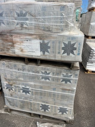 Azulejo porcelánico 25x25 cm diseño estrella