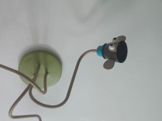Lámpara infantil diseño cebra, jirafa y mono.