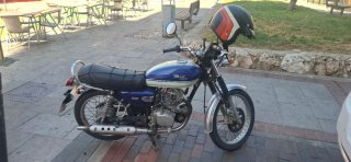 Moto Sym Wolf Classic Azul/Blanco