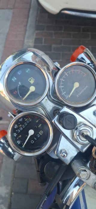 Moto Sym Wolf Classic Azul/Blanco