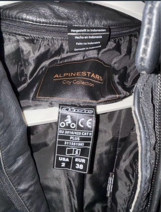 Chaqueta mujer Cuero ALPINESTAR Talla XS