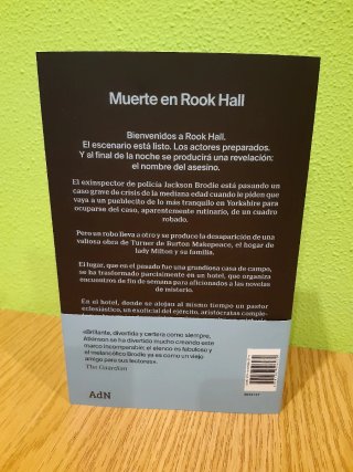 Novela negra Muerte en Rook Hall-Kate Atkinson