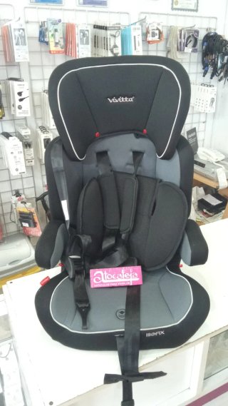 Silla Coche Vivitta Negra Isofix