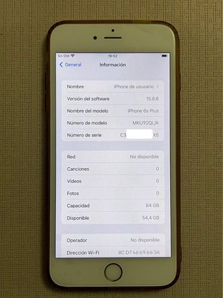 iPhone 6S Plus Oro Rosa
