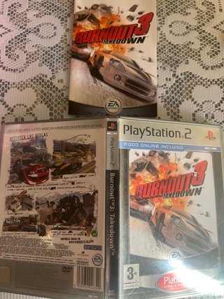Caja Vacía Burnout 3 Takedown PS2