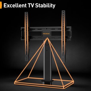 Perlegear soporte TV giratorio ajustable 26-60"