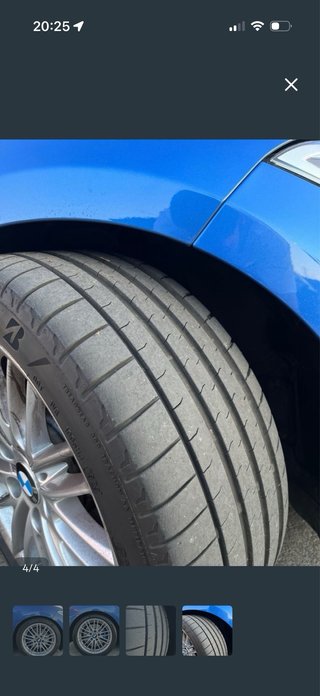 Llantas BMW 17" 5x120 + Neumáticos 85%