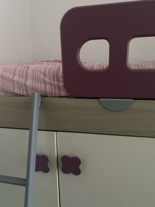 Armadio a ponte con 2 letti estraibili