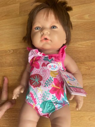 Muñeco Baby Born Bañador Flores