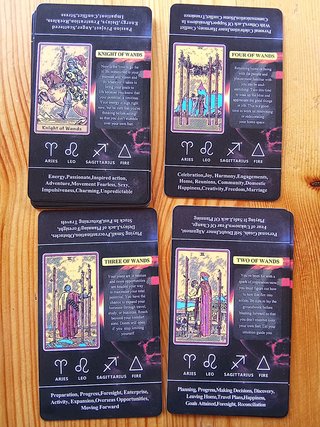 Tarot with Keywords. Tarot para aprender.