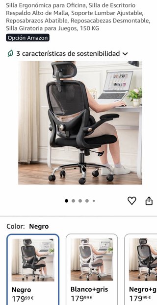 Silla Ergonomica Transpirable TONFARY