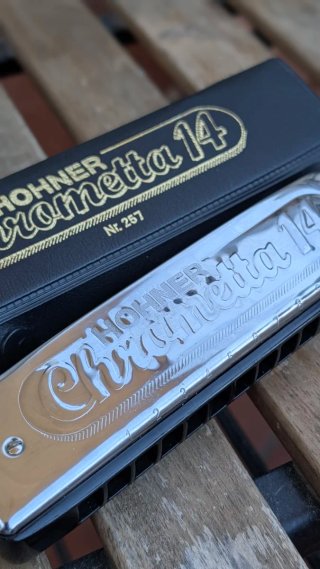 Armónica Hohner Chrometta 14