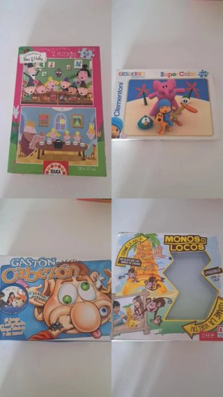 Juguetes por 5€ y puzzles por 3€