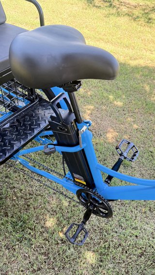 Triciclo Eléctrico Carga 750W Azul