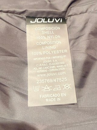 Parka Joluvi XL Calefactable Gris