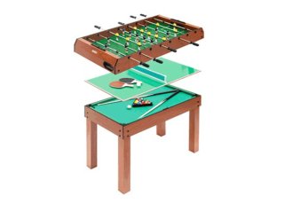 Mesa Multijuegos 3x1 Futbolín, Billar y PingPong