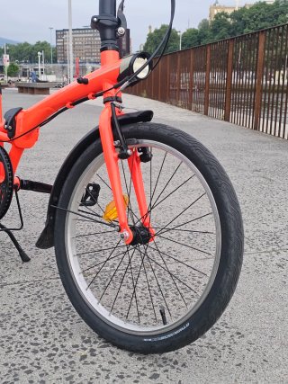 Bicicleta plegable Btwin Tilt 500 Naranja