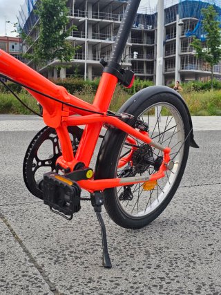 Bicicleta plegable Btwin Tilt 500 Naranja