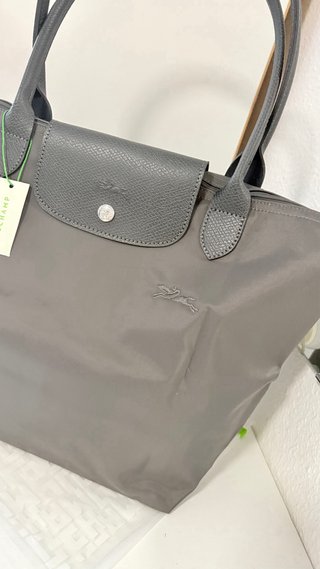 Bolso tote Longchamp color Gris Talla L