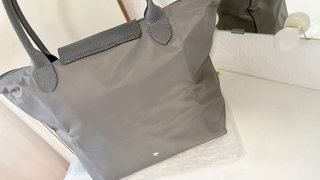 Bolso tote Longchamp color Gris Talla L
