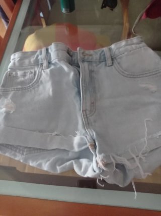 Shorts vaqueros niña