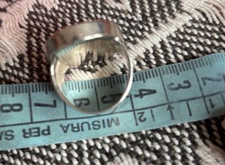 Anello in argento con madreperla