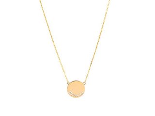 Collar Converters oro 9kt disco liso